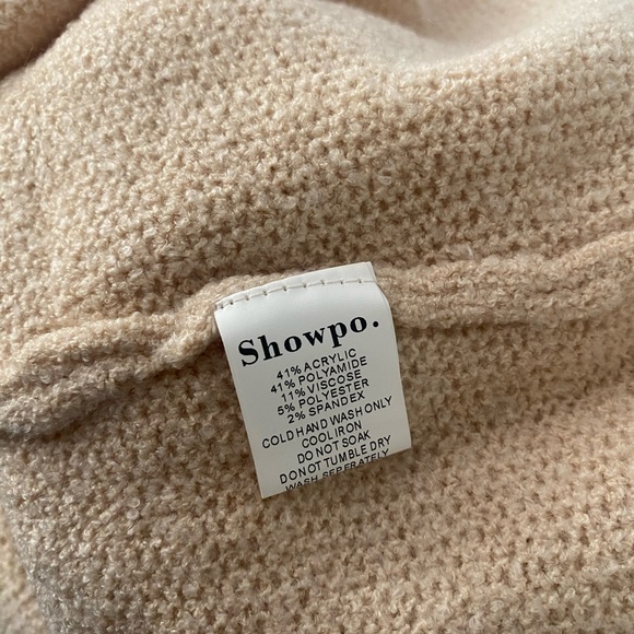 YURIKA MIDI DRESS - KNIT OPEN BACK DRESS IN NATURAL Size 2 - Picture 9 of 11